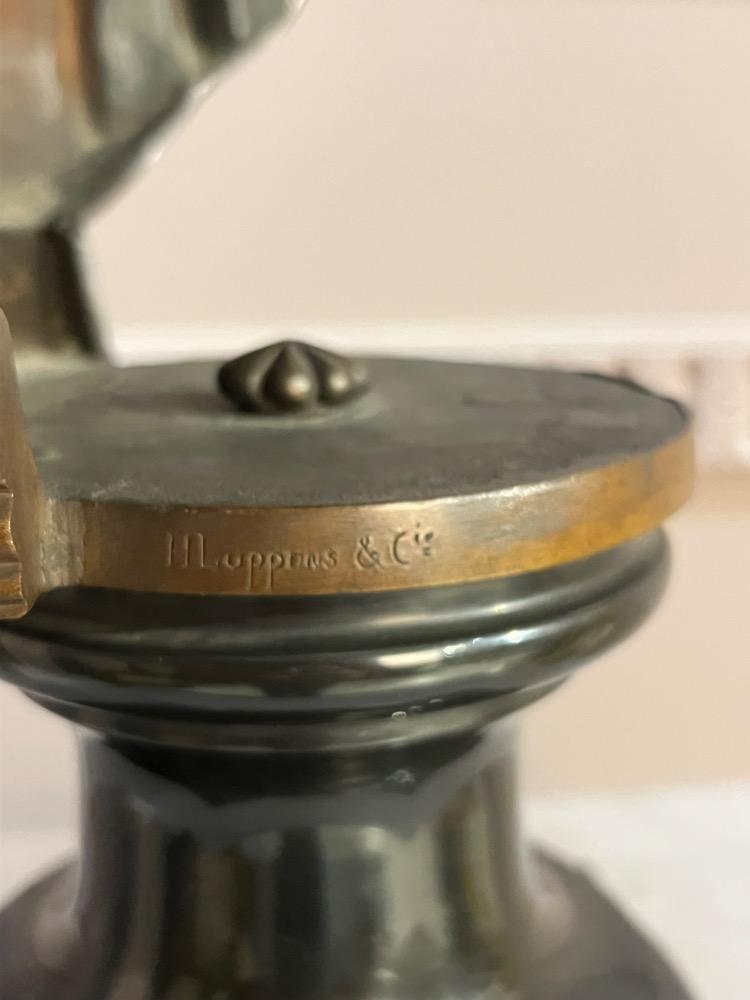 Cleopatra bronze bust signed Isodore De Rudder