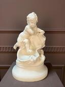 Marble sculpture signed H. Moreau
